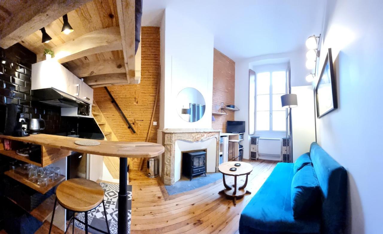 Duplex Charmant- Hypercentre - Clim - Metro - Wifi トゥールーズ エクステリア 写真